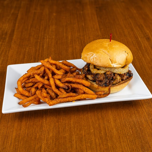 Pulled Pork Sandwich.
