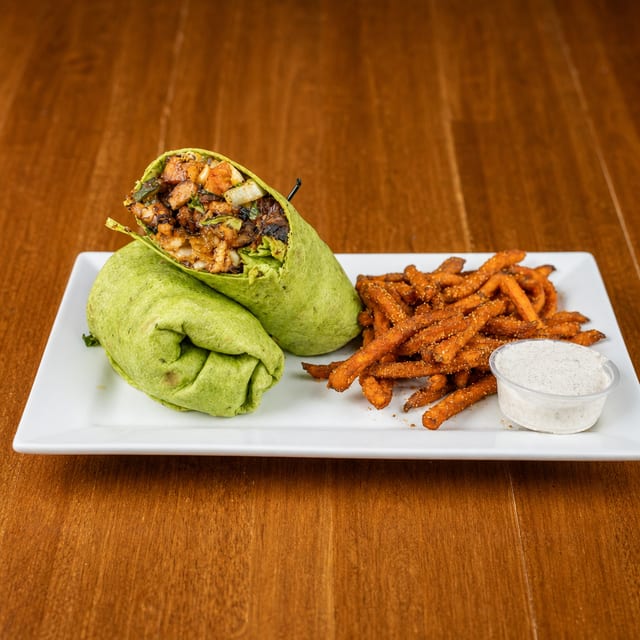 Blackened Chicken Wrap.